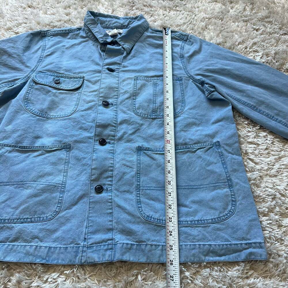 Madewell Blue Cotton Chore Workwear Jacket XL - Picture 10 of 12